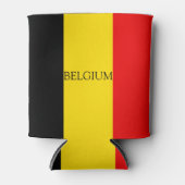 Flagge Belgiens Dosenkühler (Vorderseite)