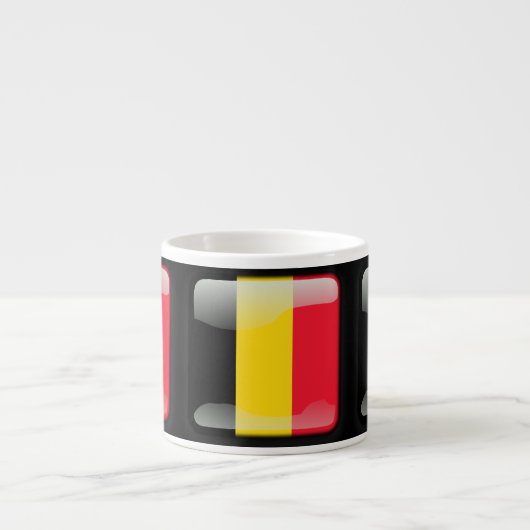 Flagge Belgiens Espressotasse (Vorderseite)