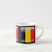 Flagge Belgiens Espressotasse (Rechts)