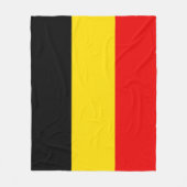 Flagge Belgiens Fleecedecke (Vorderseite)