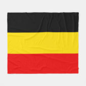 Flagge Belgiens Fleecedecke (Vorderseite (Horizontal))