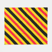 Flagge Belgiens Fleecedecke (Vorderseite (Horizontal))