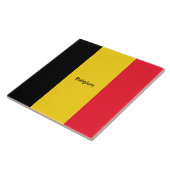 Flagge Belgiens Fliese (Seite)
