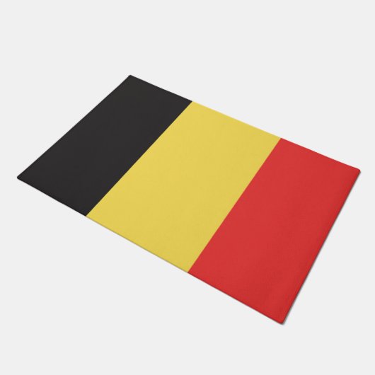 Flagge Belgiens Fußmatte (Schrägansicht)