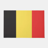 Flagge Belgiens Fußmatte (Vorderseite)