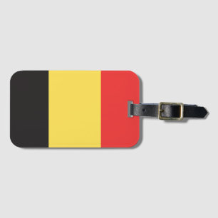 Flagge Belgiens Gepäckanhänger