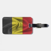 Flagge Belgiens Gepäckanhänger (Rückseite horizontal)