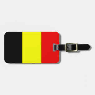 Flagge Belgiens Gepäckanhänger