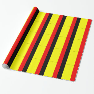 Flagge Belgiens Geschenkpapier