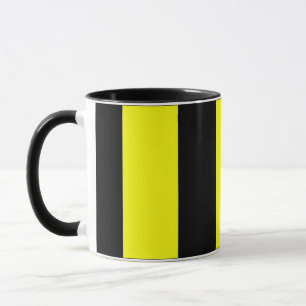 Flagge Belgiens - gestreifte Tasse