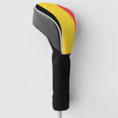 Flagge Belgiens Golf Headcover (angewinkelt)