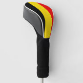 Flagge Belgiens Golf Headcover (angewinkelt)