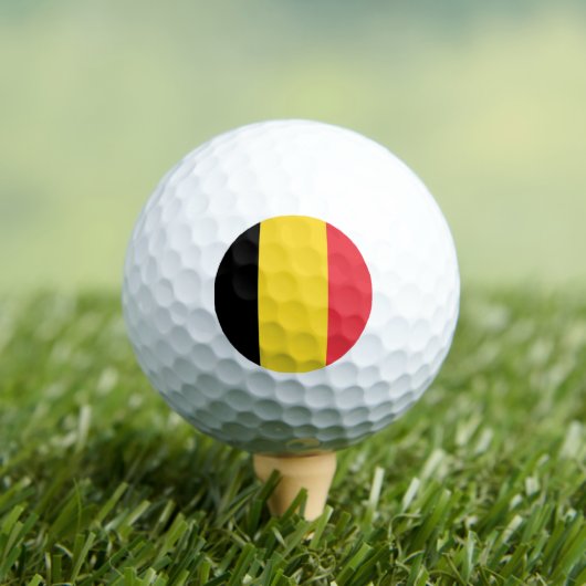 Flagge Belgiens Golfball (Insitu T-Shirt)