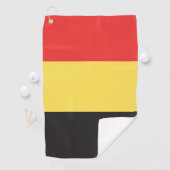 Flagge Belgiens Golfhandtuch (Insitu)