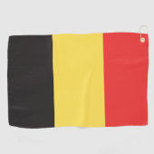 Flagge Belgiens Golfhandtuch (Horizontal)