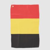 Flagge Belgiens Golfhandtuch (Vorderseite)