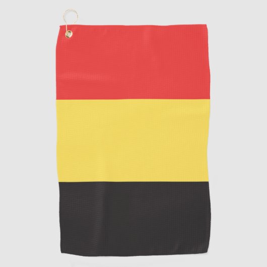 Flagge Belgiens Golfhandtuch (Vorderseite)