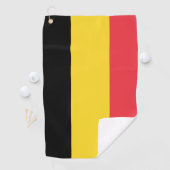 Flagge Belgiens Golfhandtuch (Insitu)