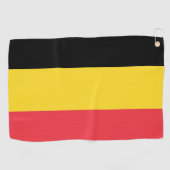 Flagge Belgiens Golfhandtuch (Horizontal)