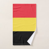 Flagge Belgiens Handtuch (Handtuch)