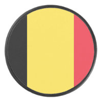 Flagge Belgiens Hockey Puck