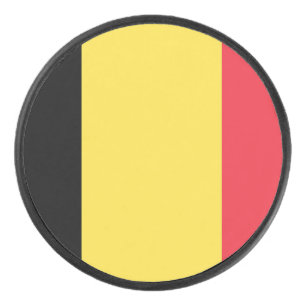 Flagge Belgiens Hockey Puck