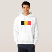 Flagge Belgiens Hoodie (Vorne ganz)