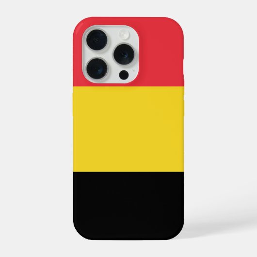Flagge Belgiens iPhone Hülle (Rückseite)