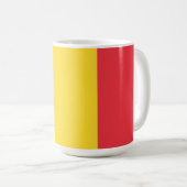 Flagge Belgiens Kaffeetasse (VorderseiteRechts)