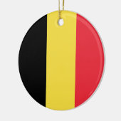 Flagge Belgiens Keramik Ornament (Links)