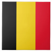 Flagge Belgiens Keramik Tile Fliese (Vorderseite)