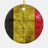 Flagge Belgiens Keramikornament (Vorne)