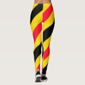 Flagge Belgiens Leggings (Rückseite)