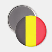 Flagge Belgiens Magnet (Vorderseite/Rückseite)