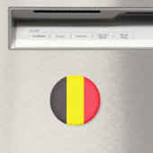 Flagge Belgiens Magnet (In Situ (Geschirrspüler))