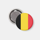 Flagge Belgiens Magnet (Vorderseite/Rückseite)