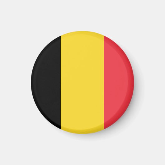 Flagge Belgiens Magnet (Vorne)