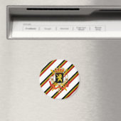 Flagge Belgiens Magnet (In Situ (Geschirrspüler))