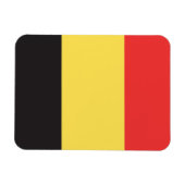 Flagge Belgiens Magnet (Horizontal)