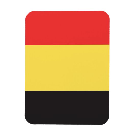 Flagge Belgiens Magnet (Vertikal)