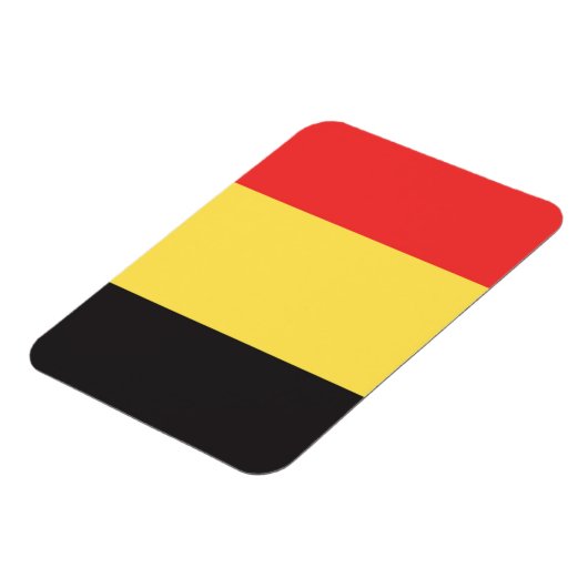 Flagge Belgiens Magnet (Linke Seite)