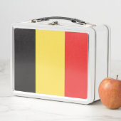 Flagge Belgiens Metall Brotdose (Beispiel)