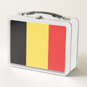Flagge Belgiens Metall Brotdose