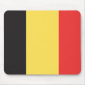 Flagge Belgiens Mousepad (Vorne)