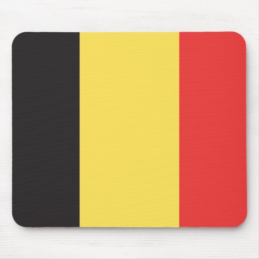 Flagge Belgiens Mousepad (Vorne)