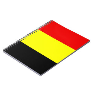 Flagge Belgiens Notizblock