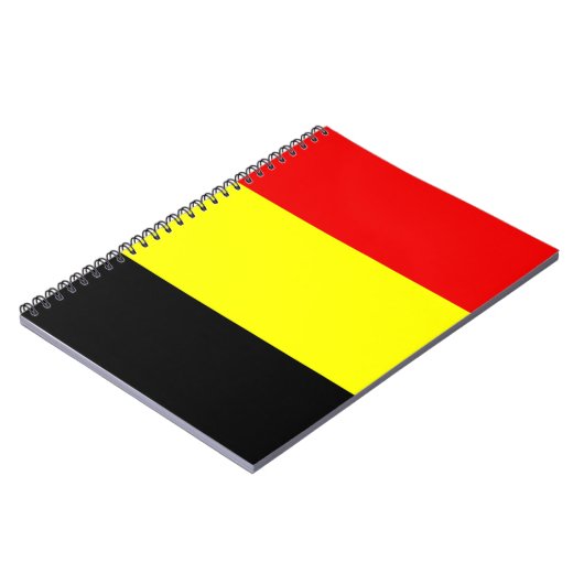 Flagge Belgiens Notizblock (Linke Seite)