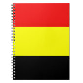 Flagge Belgiens Notizblock (Vorderseite)
