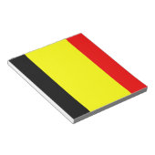 Flagge Belgiens Notizblock (angewinkelt)