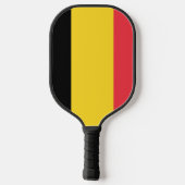 Flagge Belgiens Pickleball Schläger (Rückseite)